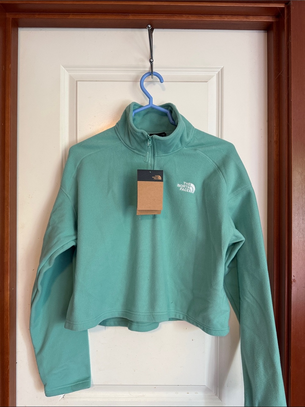The north face fleece 1/4 zip top